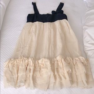 Beautiful cream and black dress